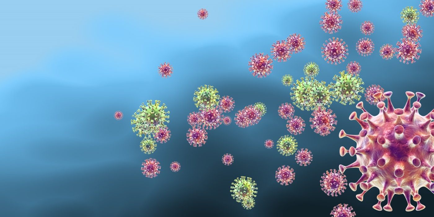 Coronaviruses, new lung disease, middle east respiratory syndrome, 3D illustration
